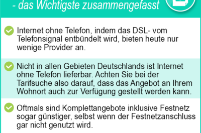 Internet ohne Telefonanschluss 2026 – die besten Angebote im Überblick