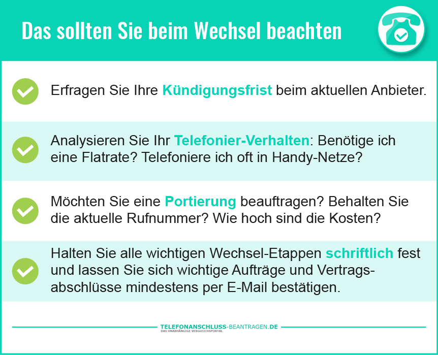 Telefonanschluss mit DSL wechseln