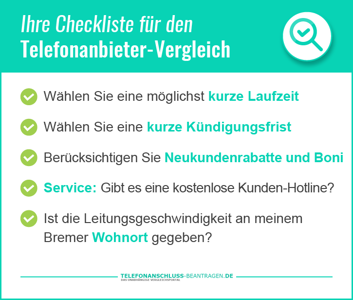 Telefonanschluss mit Internet vergleichen